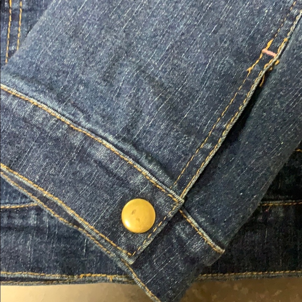 Denim jacket with jeweled buttons size M - Picture 4 of 6